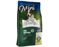 Happy Dog Mini Montana сухой для собак при пищевой аллергии конина/картофель 4кг