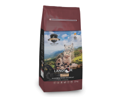 LANDOR Sterilized Rabbit & Rice сухой корм для кошек с избыт. весом и стерилизованых кролик/рис 400г