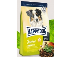 Happy Dog Junior Lamb & Rice для юниоров средних и крупных пород с 7 месяцев ягнёнок/рис 4кг