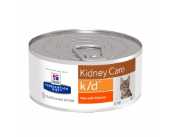 Hill's PRESCRIPTION DIET k/d Chicken консерва для кошек с заболеванием почек курица 156г