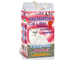 Pussy-cat наполнитель древесный 4,5л