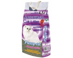 Pussy-cat наполнитель комкующийся 4,5л