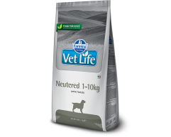 Vet Life Dog Neutered 1-10kg сухой корм для стерилизованых собак весом до 10кг 2кг