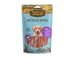 Деревенские лакомства для щенков Нарезка из ягненка 90г