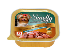 Зоогурман Smolly dog ламистер для собак малых пород индейка/потрошки 100г