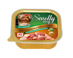 Зоогурман Smolly dog ламистер для щенков телятина/цыплёнок 100г