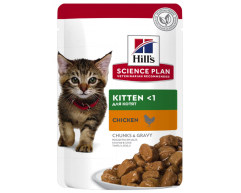 Hill's Science Plan Kitten Chicken пауч для котят курица 85г