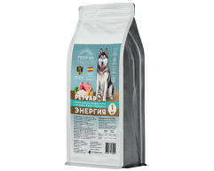 PETVADOR PREMIUM cухой корм для активных собак средних/крупных пород Энергия 1кг