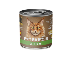 Petvador консерва для котят и кошек утка 240г