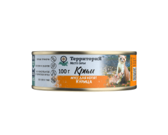 Территория консерва мусс для котят Крым Курица 100г