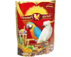 Верные друзья корм для крупных попугаев 500г