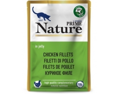 Prime Nature пауч для кошек куриное филе в желе 100г