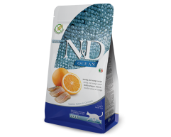 N&D Ocean Adult Cat Fish & Orange сухой беззерновой корм для кошек рыба/апельсин 1,5кг