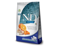 N&D Ocean Dog Adult Medium/Maxi Cod/Pumkin/Orange сухой корм для собак треска/тыква/апельсин 2,5кг