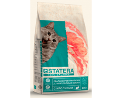 Statera сухой корм для кошек кролик 800г