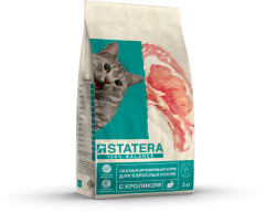Statera сухой корм для кошек кролик 3кг