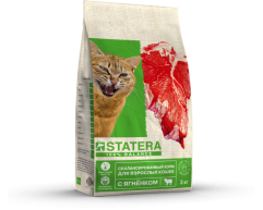 Statera сухой корм для кошек ягненок 3кг