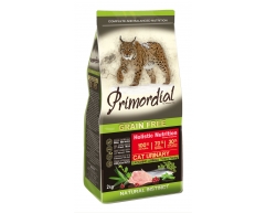 Primordial Grain Free Urinary Turkey Farring сухой беззерновой корм для кошек при МКБ 400г