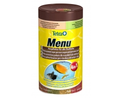 Tetra Menu хлопья 4 вида корм для всех видов декоративных рыб 100мл