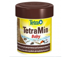 Tetra Min Baby хлопья микро корм для мальков декоративных рыб длиной до 1см 66мл/30г