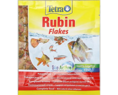 Tetra Rubin Flakes хлопья корм для усиления цвета и яркости окраса рыб 12г