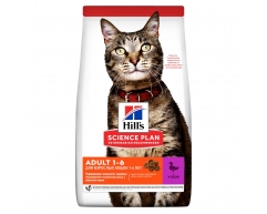 Hill's Science Plan Adult Duck сухой корм для взрослых кошек утка 1,5кг