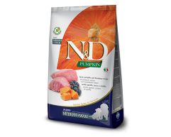 N&D Dog Pumpkin Pappy Medium/Maxi Lamb/Blueberry сухой корм для щенко ягненок/черника с тыквой 2,5кг