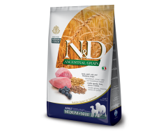 N&D Low Grain Dog Adult Medium/Maxi Lamb/Blueberry сухой корм для собак ягненок/черника 12кг