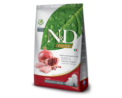 N&D Prime Dog Puppy Medium/Maxi Chicken/Pomegranate для щенков средних и крупных курица/гранат 2,5кг