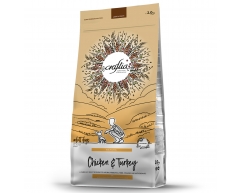 Craftia natura cухой корм для взрослых собак миниатюрных и мелких пород из курицы и индейки 2кг