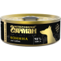 Четвероногий гурман Golden line консерва для собак в желе конина 100г