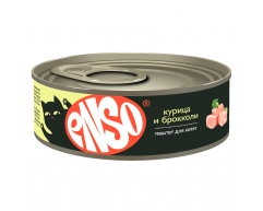Enso консерва для котят паштет с курицей и брокколи 100г