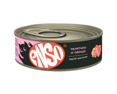 Enso консерва для котят паштет с телятиной и овощами 100г