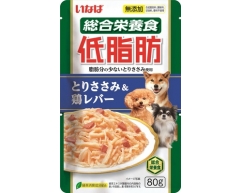 Inaba Тэисибо пауч для собак куриное филе с кур печенью в желе 80г