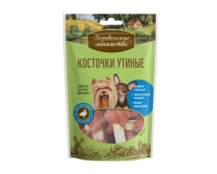 Деревенские лакомства для собак мини пород Косточки утиные 55г