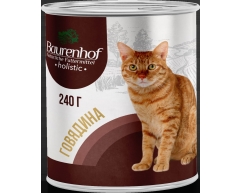 Baurenhof Holistic консерва влажный корм для кошек говядина 240г
