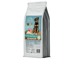 PETVADOR PREMIUM cухой корм для щенков всех пород Юниор 15кг