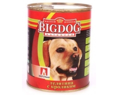 Зоогурман Big Dog консерва для собак телятина/кролик 850г