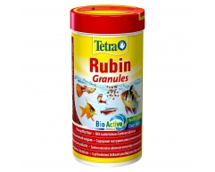 Tetra Rubin Granules гранулы корм для усиления цвета и яркости окраса рыб 250мл/100г