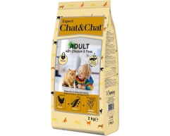 Chat&Chat Expert Premium сухой корм для взрослых кошек цыпленок  2кг