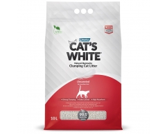 Cat's White Natural комкующийся наполнитель без ароматизатора 10л
