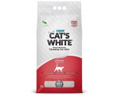 Cat's White Natural комкующийся наполнитель без ароматизатора 5л