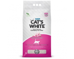 Cat's White Baby Powder  комкующийся наполнитель c ароматом дет присыпки 5л