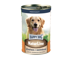 Happy Dog NaturLine консерва для собак ягненок/индейка 410г