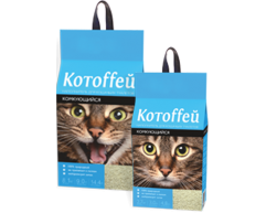 Котоffей наполнитель комкующийся 14,4л