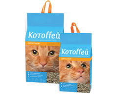 Котоffей наполнитель древесный 18л