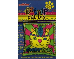 Catnip игрушка для кошек с мататаби подушка "Chief Tain"