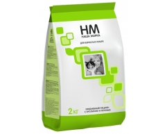 Наша Марка сухой корм для взрослых кошек кролик/печень 400г