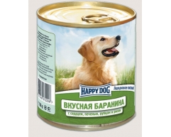 Happy Dog консерва для собак баранина/сердце/печень/рубец/рис 750г