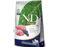 N&D Prime Dog Adult Medium/Maxi Lamb/Blueberry сухой корм для собак ягненок/черника 12кг